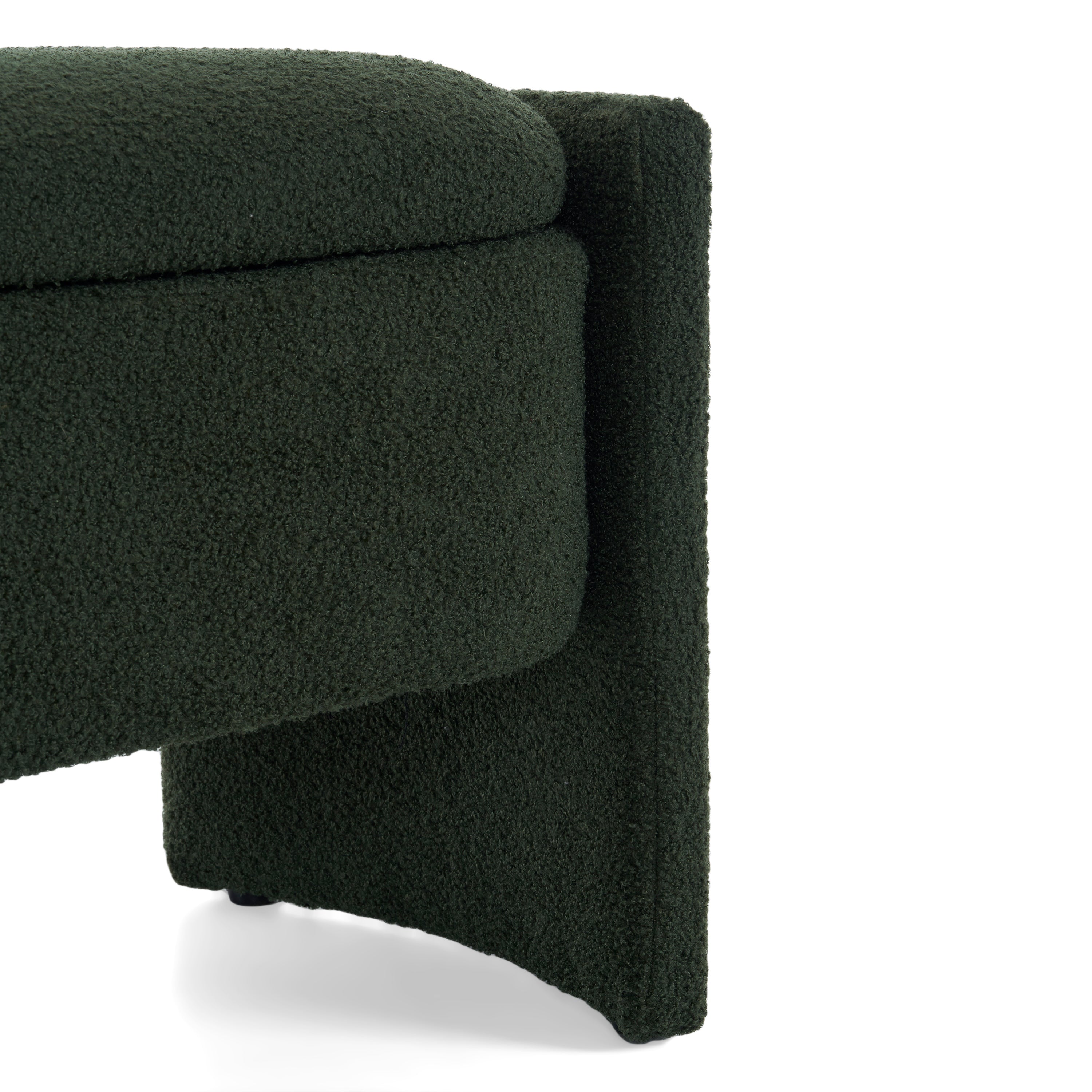 Casper Storage Boucle Ottoman