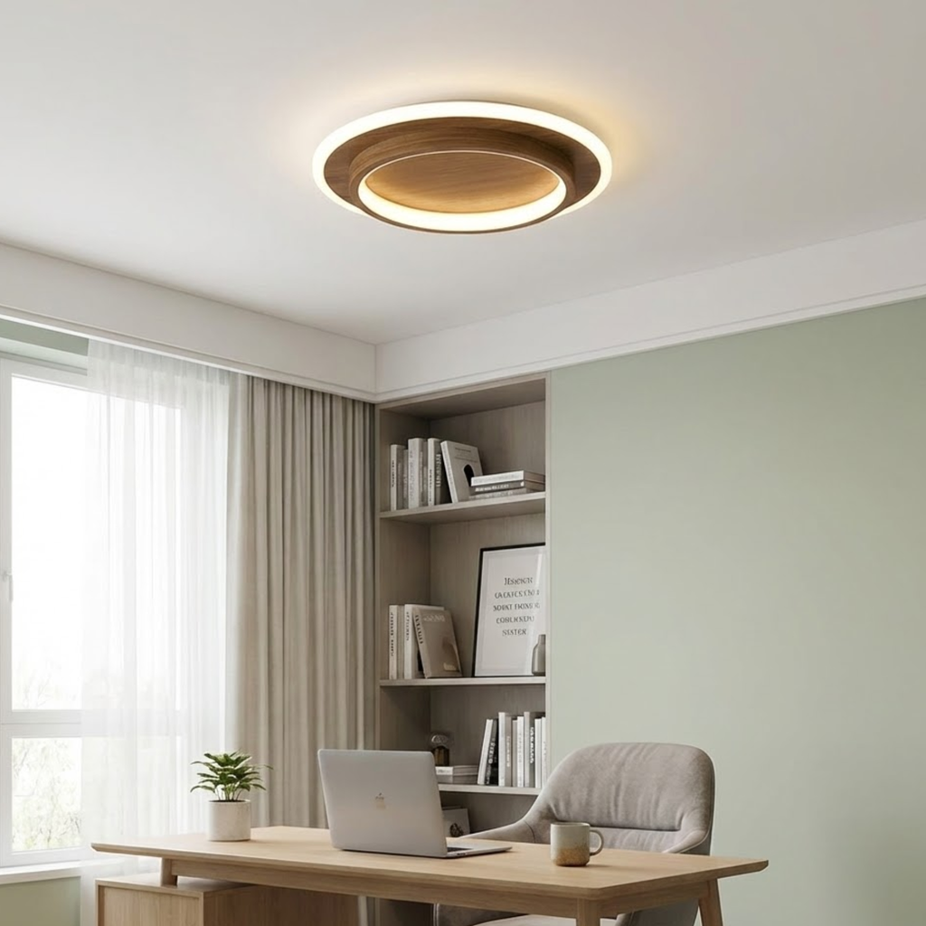 Strakke ring plafondlamp voor een moderne sfeer