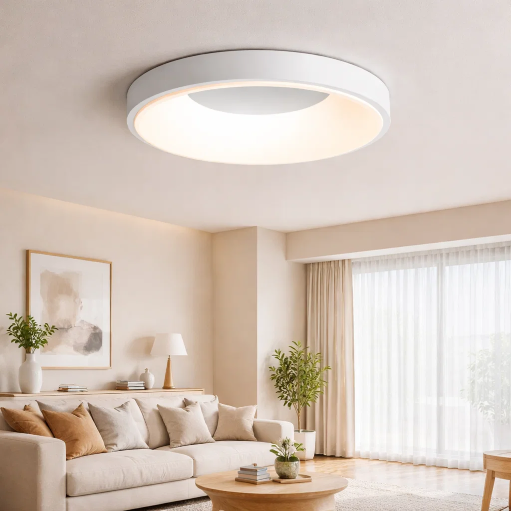 Sfeervolle ronde LED plafondlamp