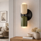 Dubbele wandlamp met warm licht