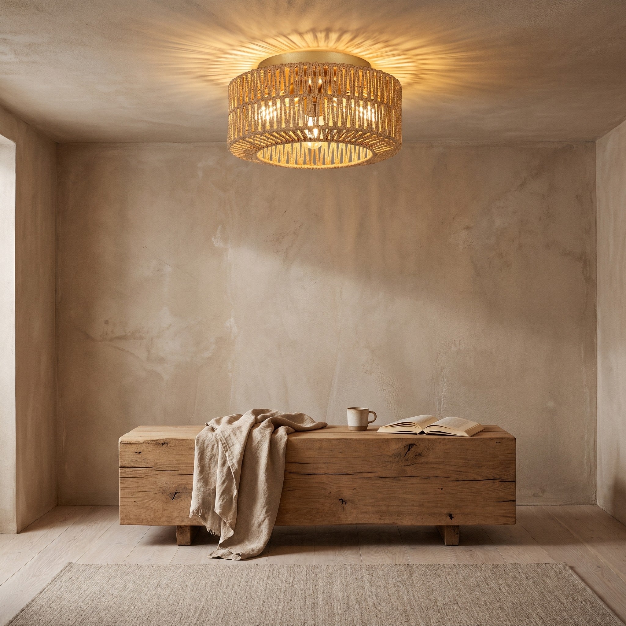 Ipse Rattan Table Lamp