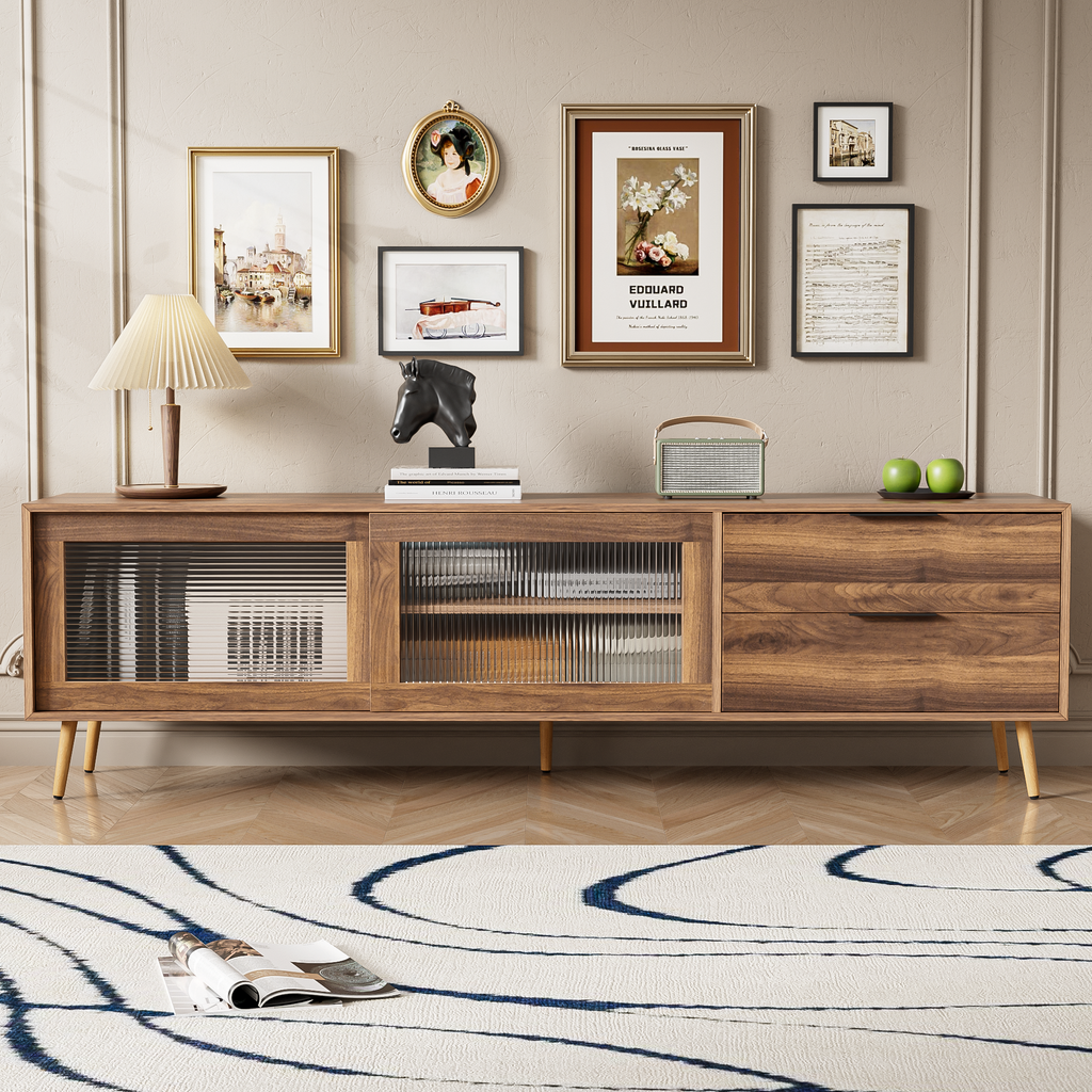 Ulla Storage Solid Wood TV Stand
