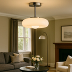 Vintage ronde retro plafondlamp