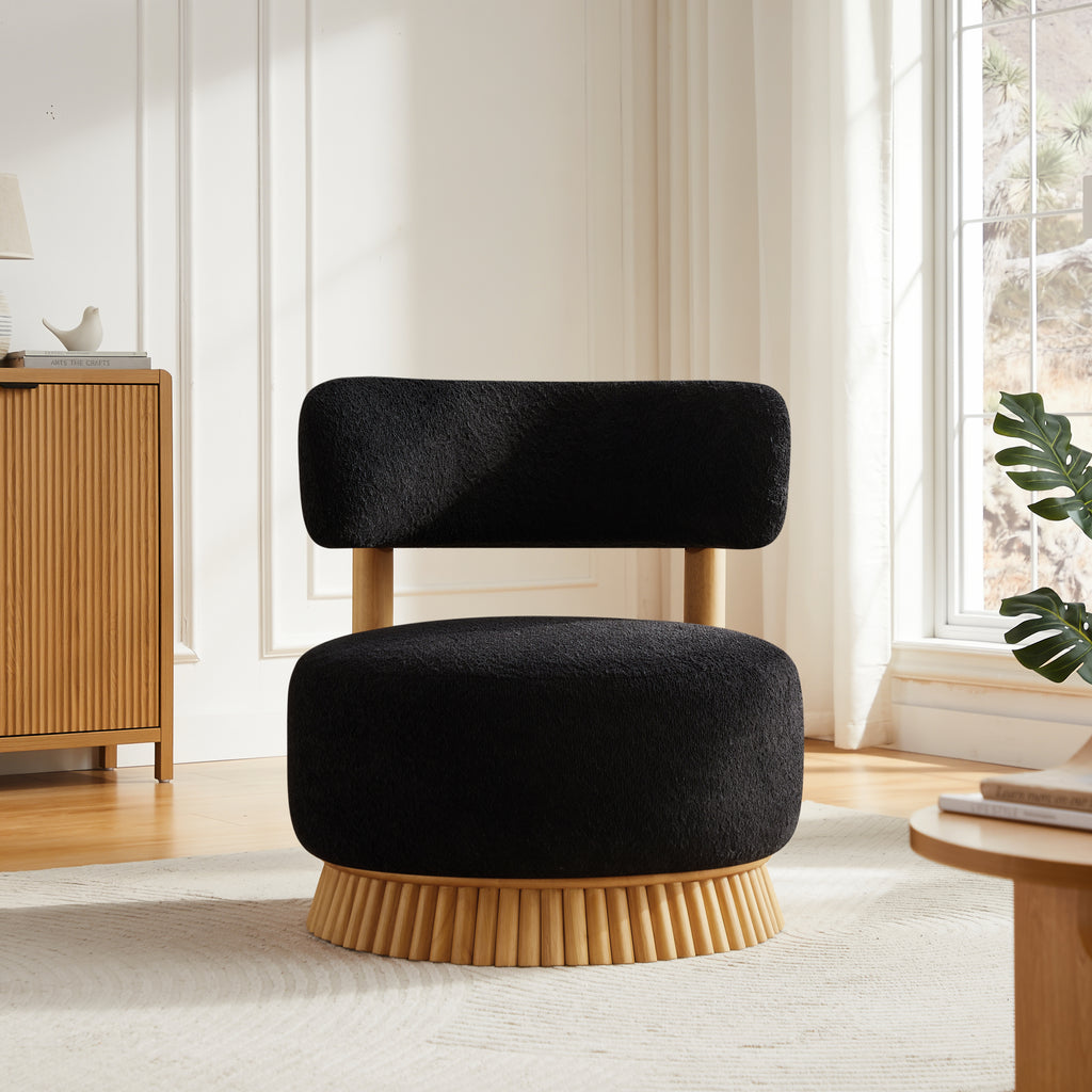 Dagny Boucle Accent Chair