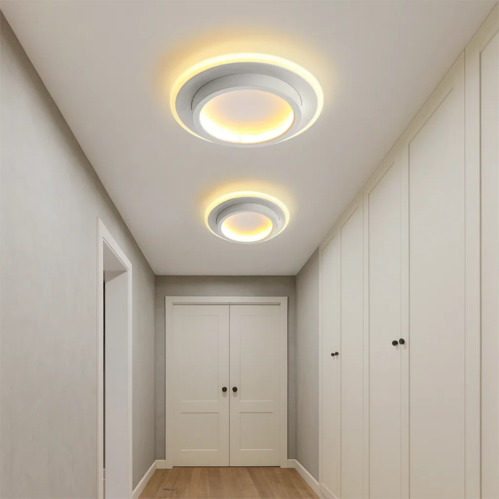 Strakke ring plafondlamp voor een moderne sfeer