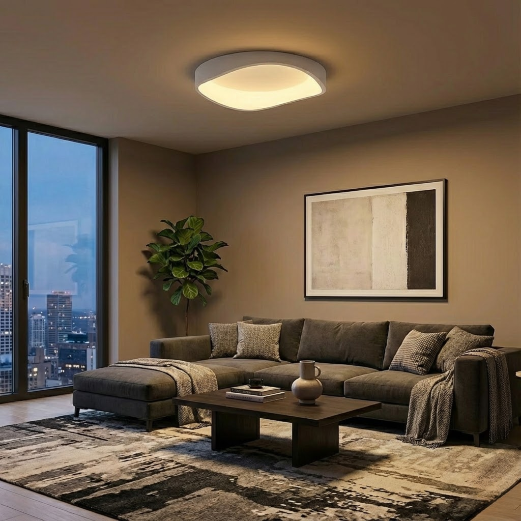 Minimalistische scandinavische plafondlamp