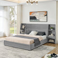 Dagny Velvet Queen Platform Bed Frame