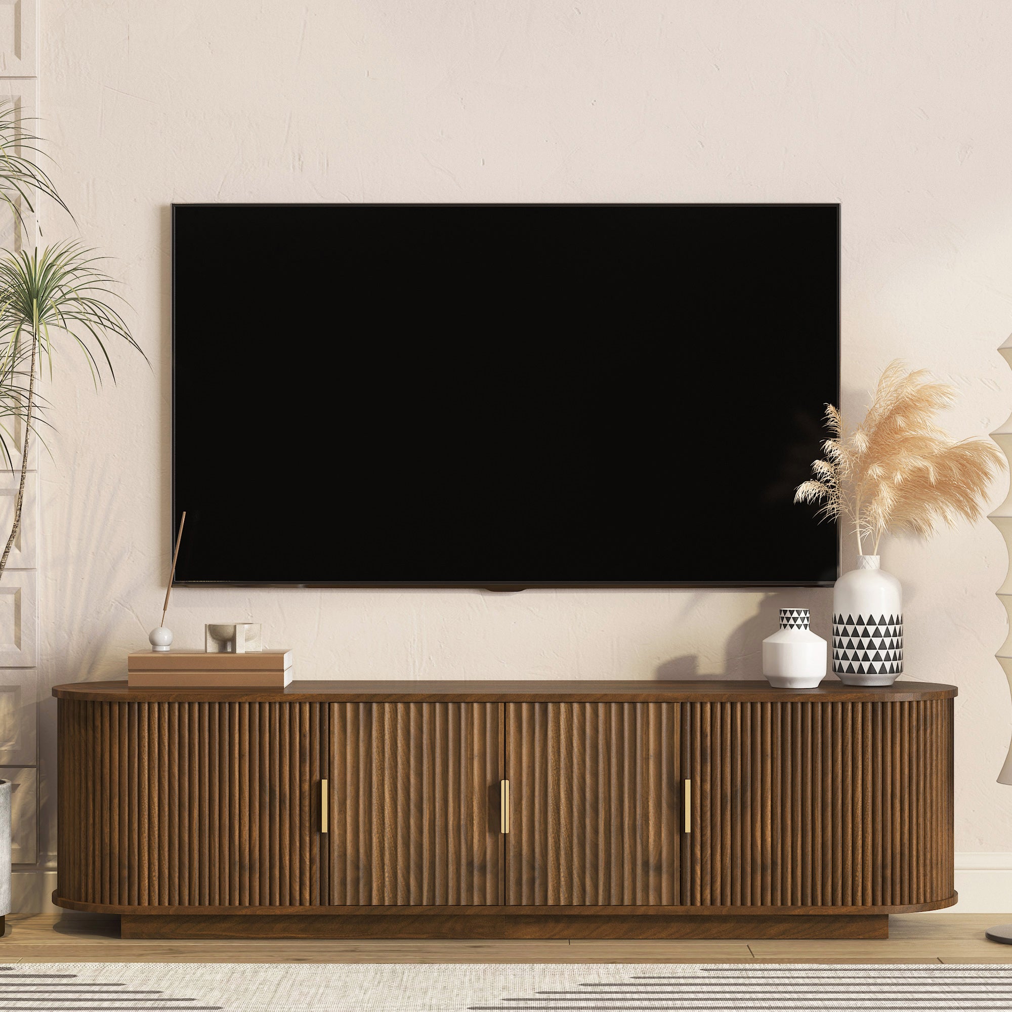 Runa Fluted TV Stand