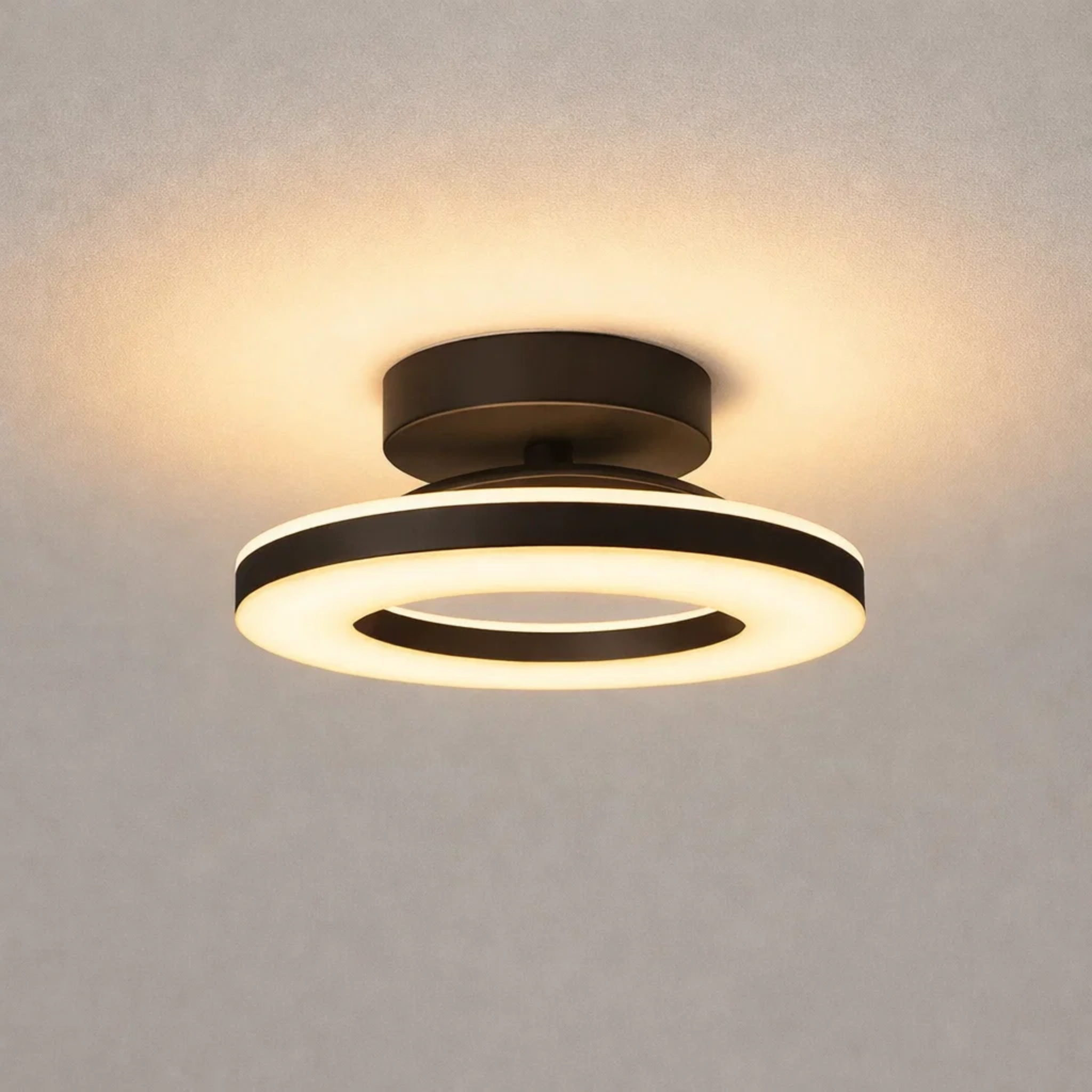 Ronde LED ring plafondlamp voor rustig licht