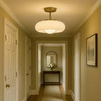 Vintage ronde retro plafondlamp