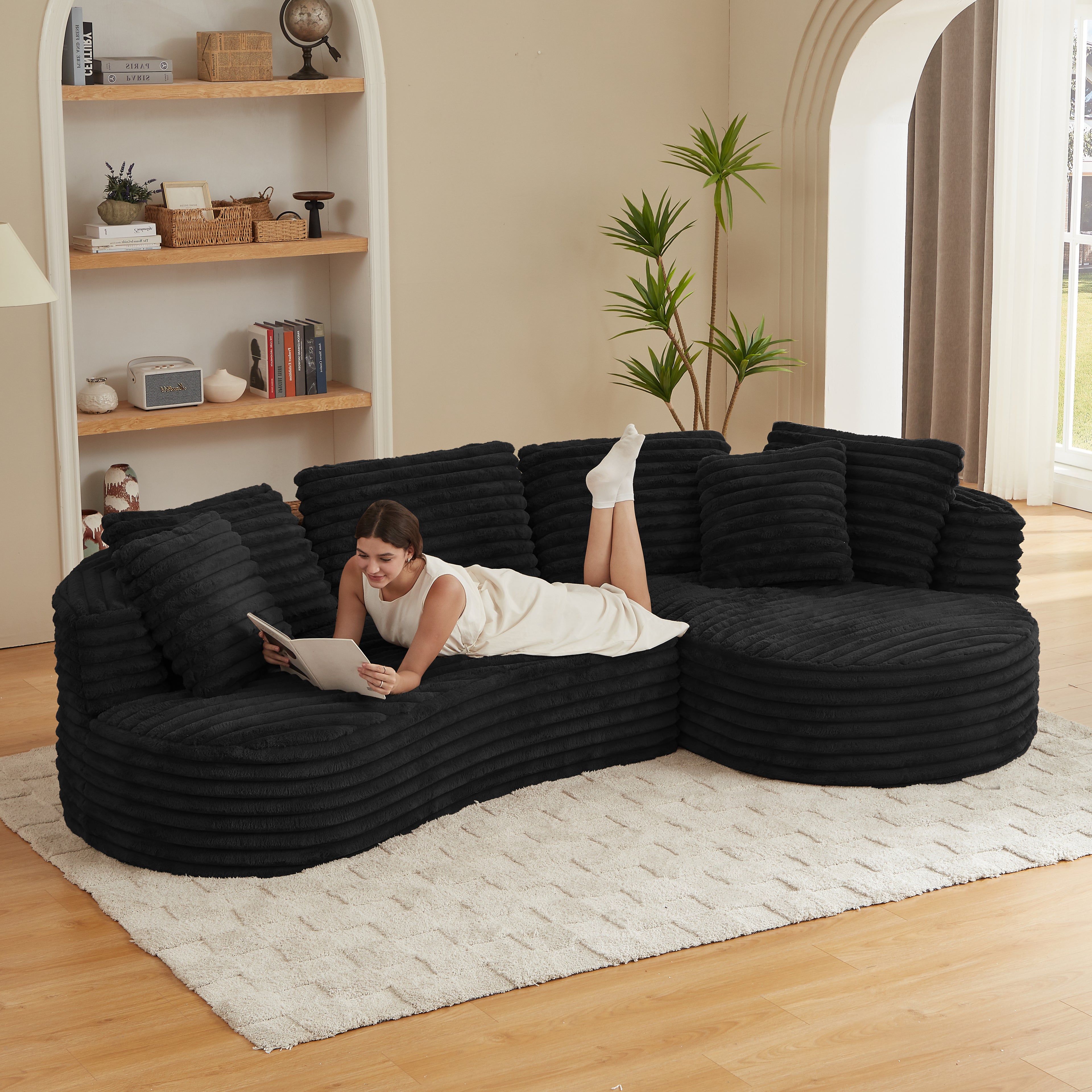 Gunda Curved Sectional Sofa