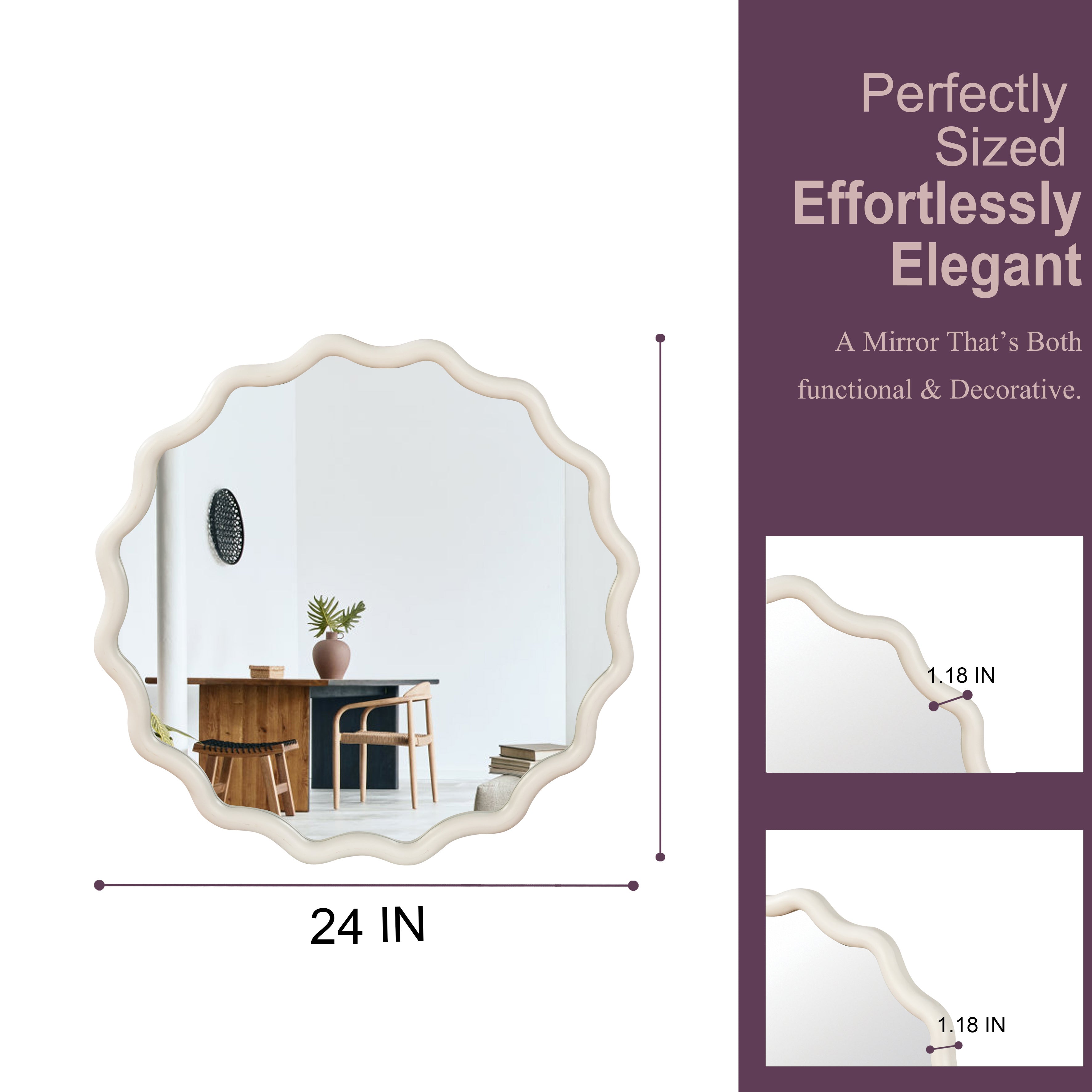 Hark Wavy Wall Mirror