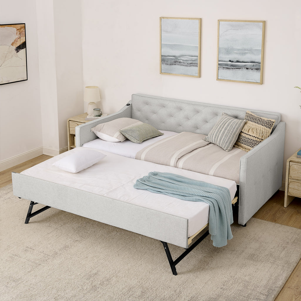 Randi Linen Sofa Bed