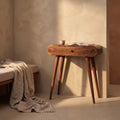 Gitta Solid Wood Wall Mirror