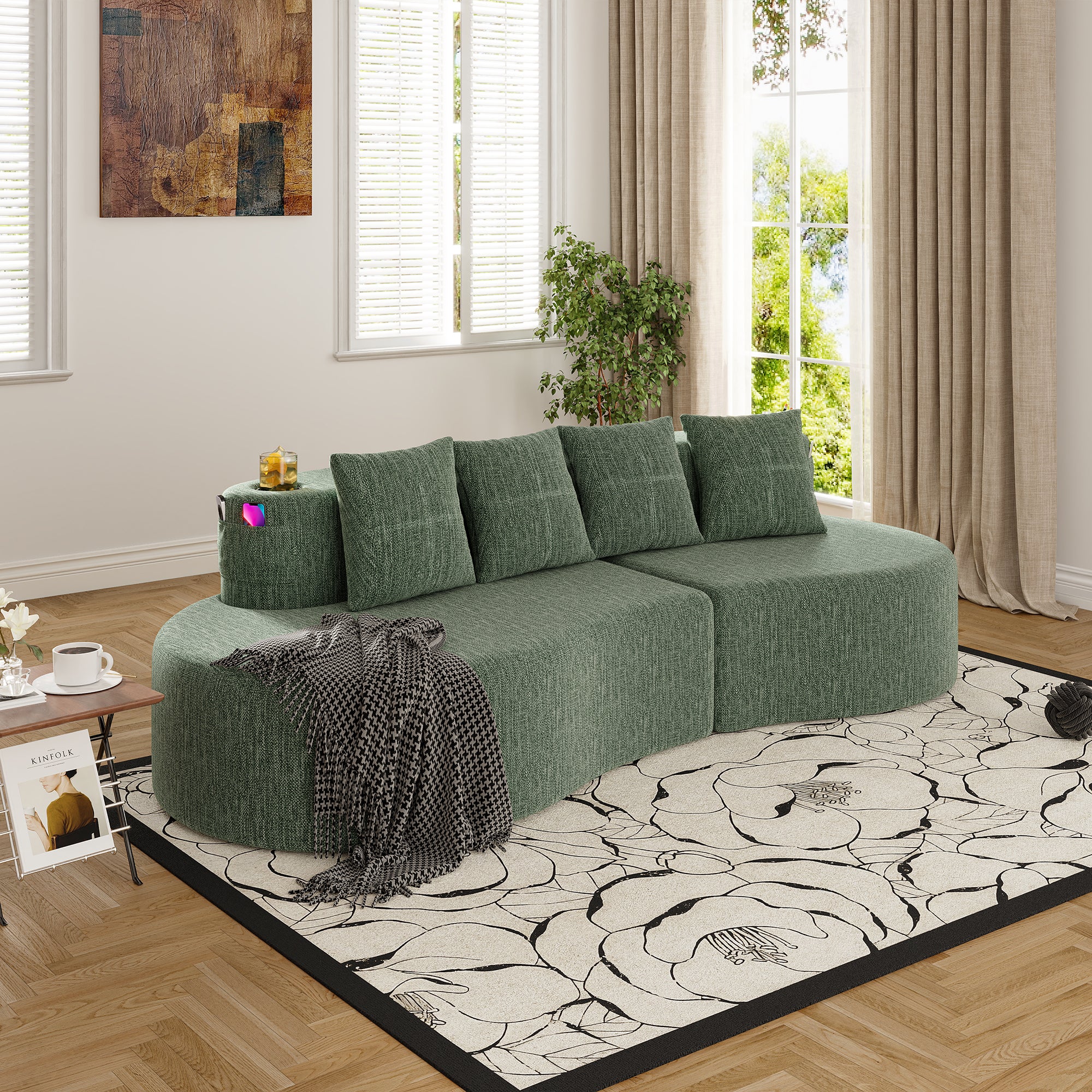 Aksel Curved Sofa