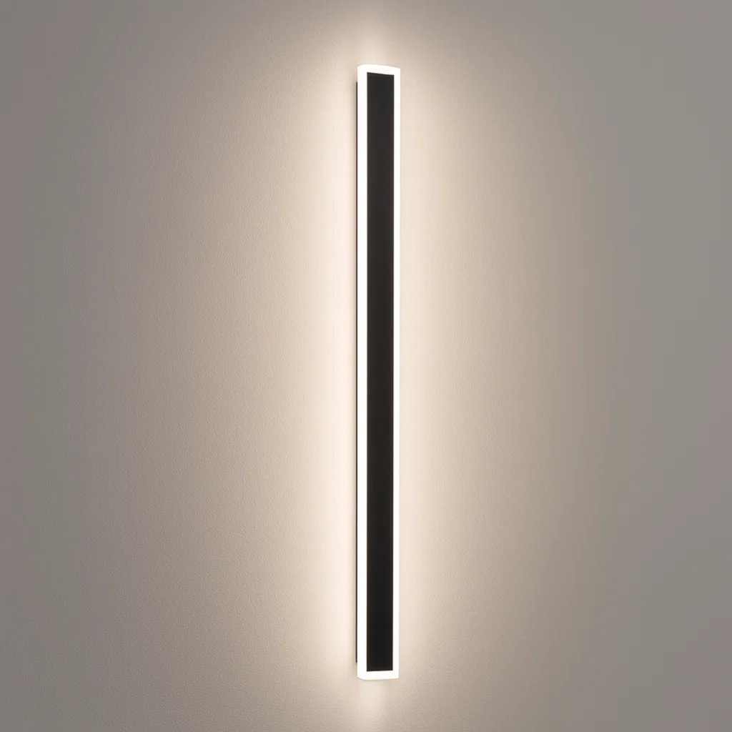 Moderne slanke LED wandlamp