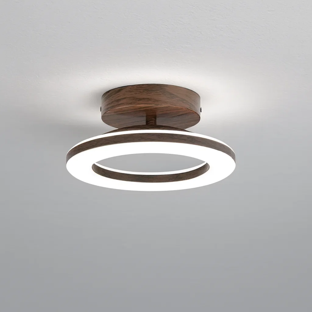 Strakke ronde plafondlamp in Scandinavische stijl