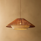 Japandi bamboe hanglamp