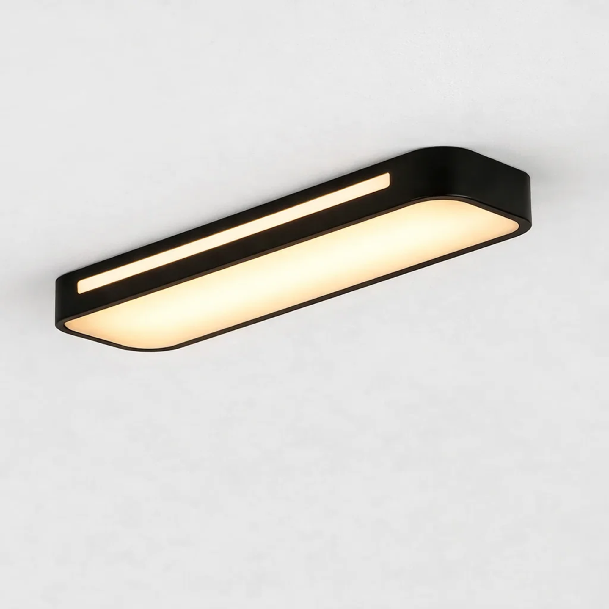 Minimalistische längliche LED-Deckenleuchte