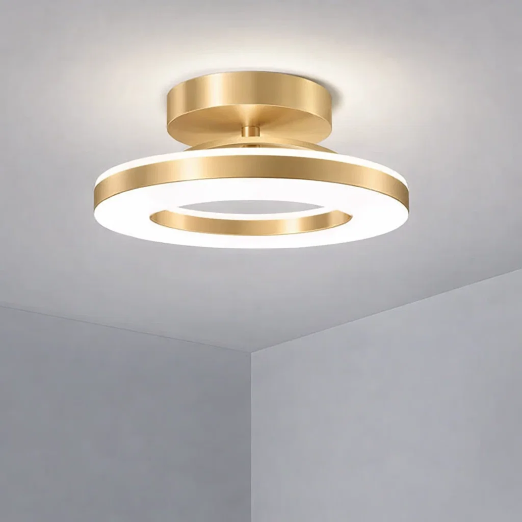 Ronde LED ring plafondlamp voor rustig licht