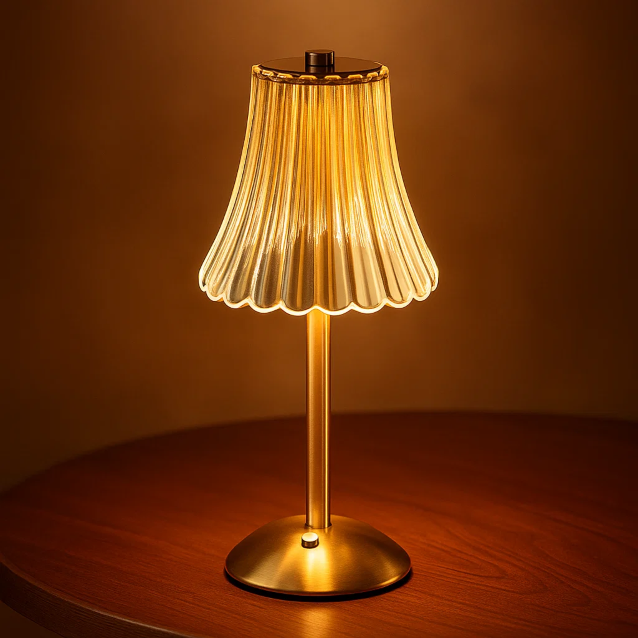 Klassieke sfeervolle kristallen tafellamp