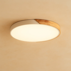 Nordic houten opbouw-plafondlamp