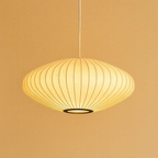 Suspension Japandi avec abat-jour en tissu doux