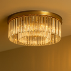 Elegante klassieke kristallen opbouw plafondlamp