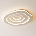 Acryl LED-opbouw plafondlamp met golfpatroon