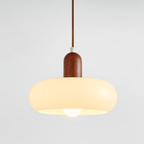 Scandinavian cream-colored pendant lamp