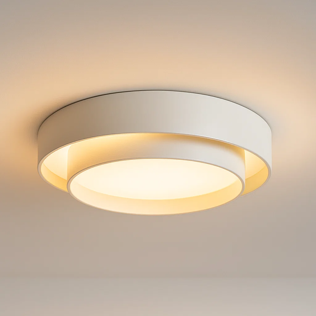 Lampa uasteorainn LED bán cruinn le dearadh Lochlannach