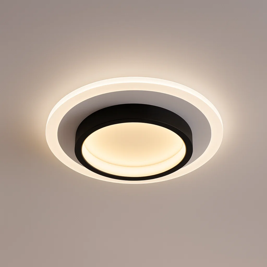 Strakke ring plafondlamp voor een moderne sfeer
