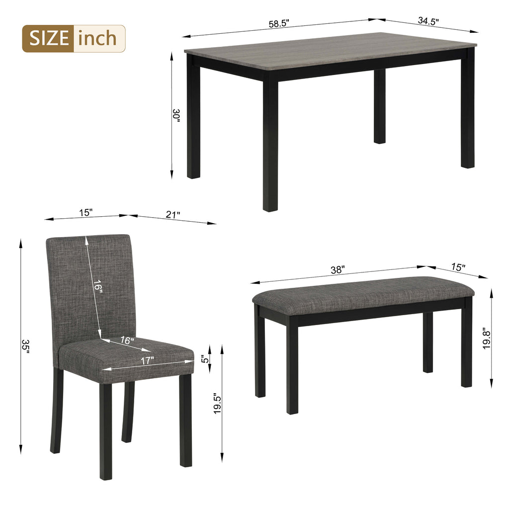 Frode 6-Piece Dining Set