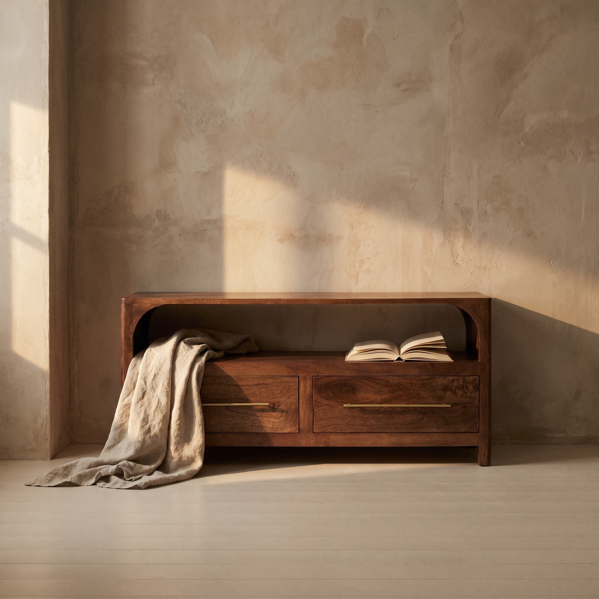 Erna Solid Wood Console Table