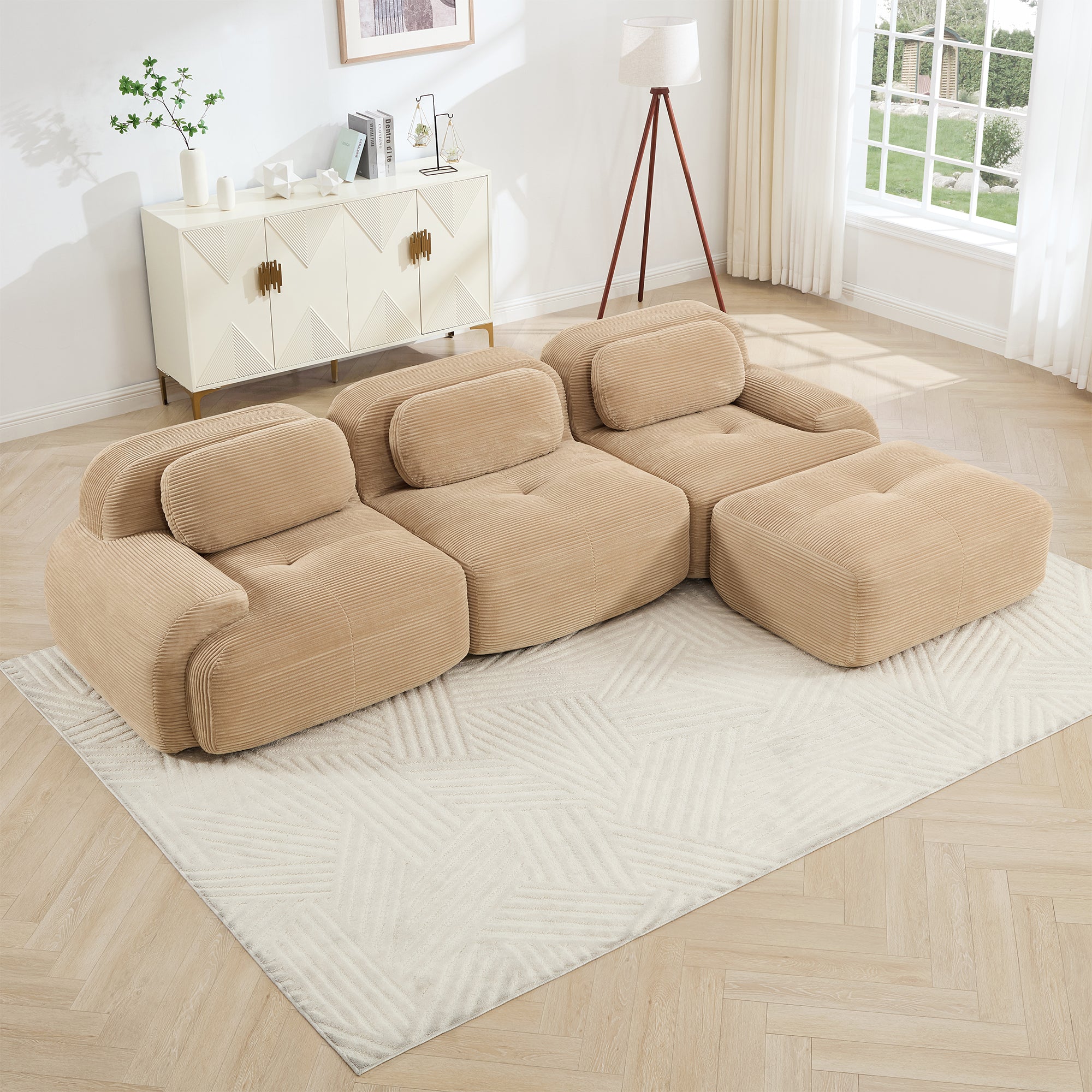 Bodil Curved 82" Sofa