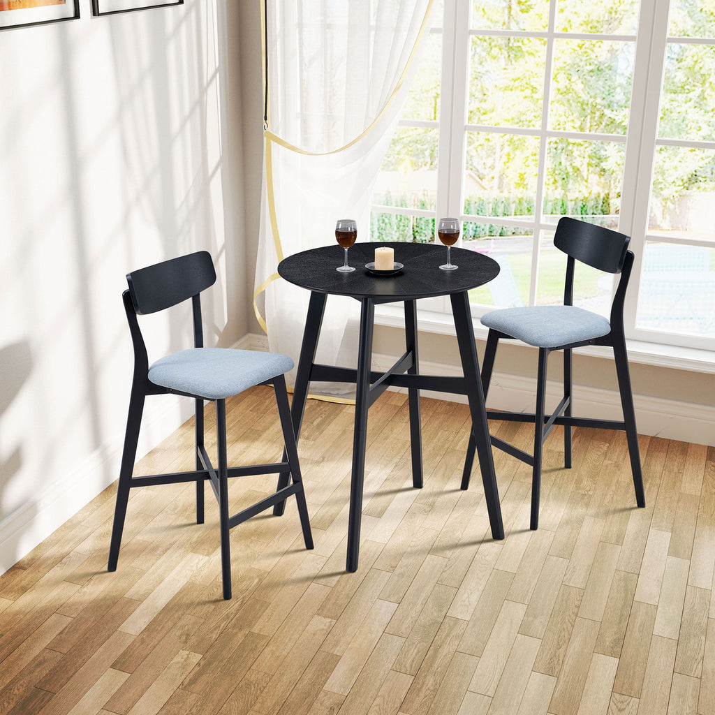 Gunnar Solid Wood Counter Stool (Set of 2)