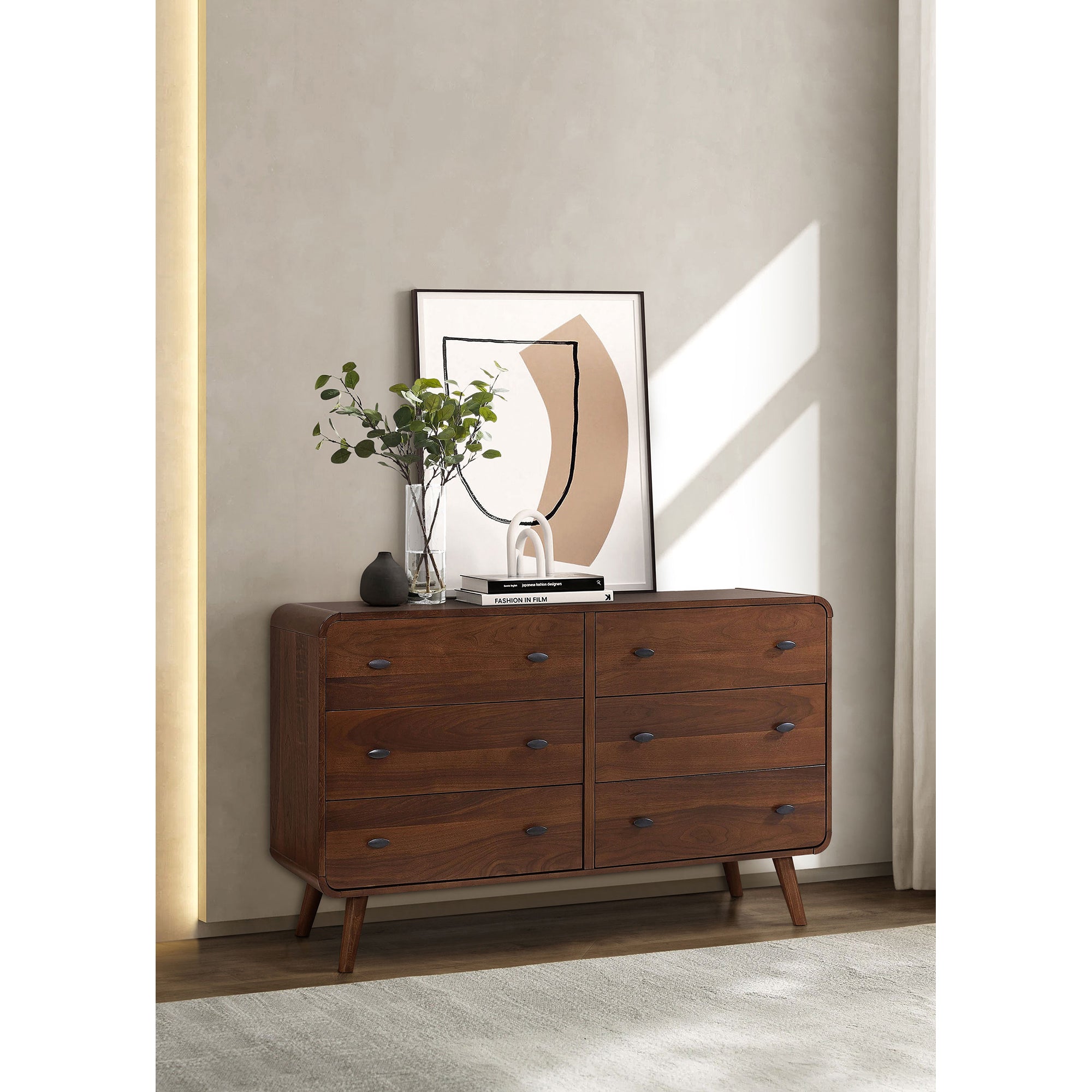 Hege Walnut Dresser