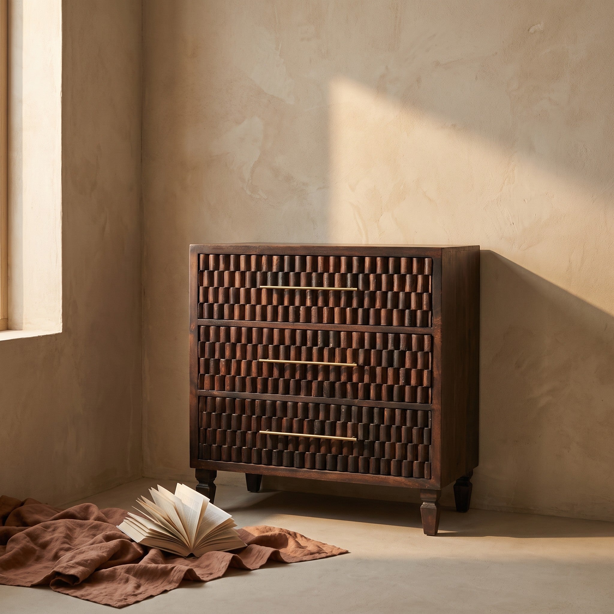 Marna Carved Chest of Drawers