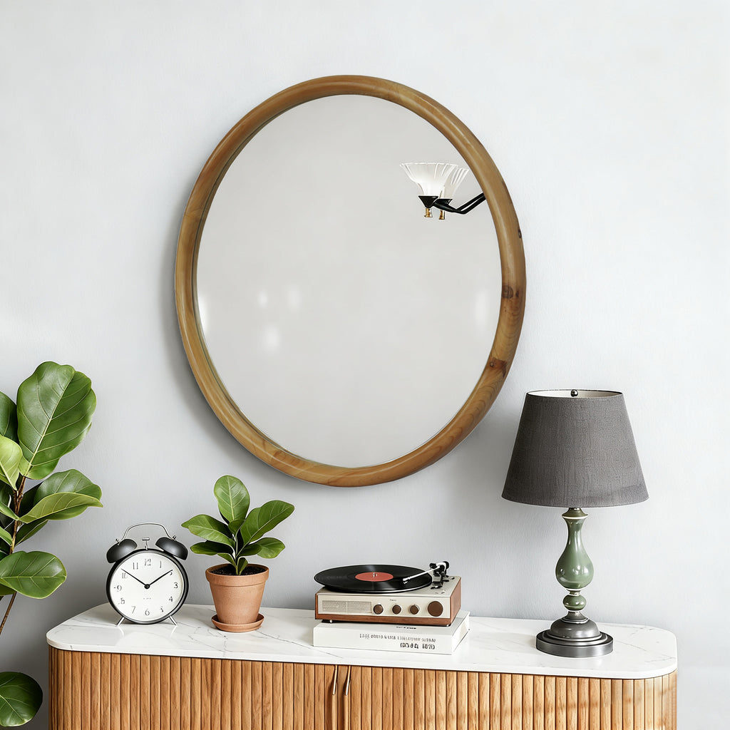 Cille Round Wall Mirror