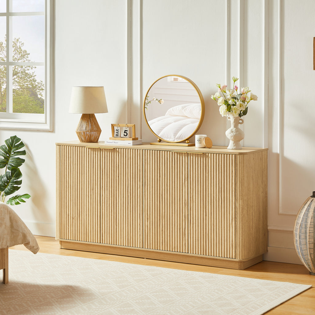 Nanna Curved Oak Sideboard