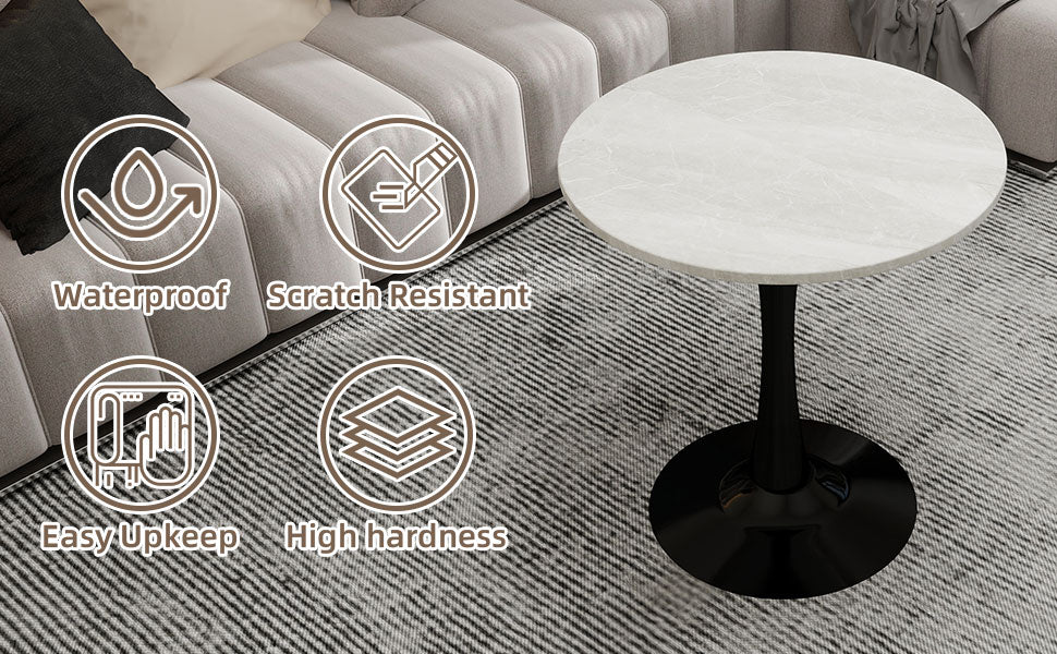 Fylla Round Marble Dining Table