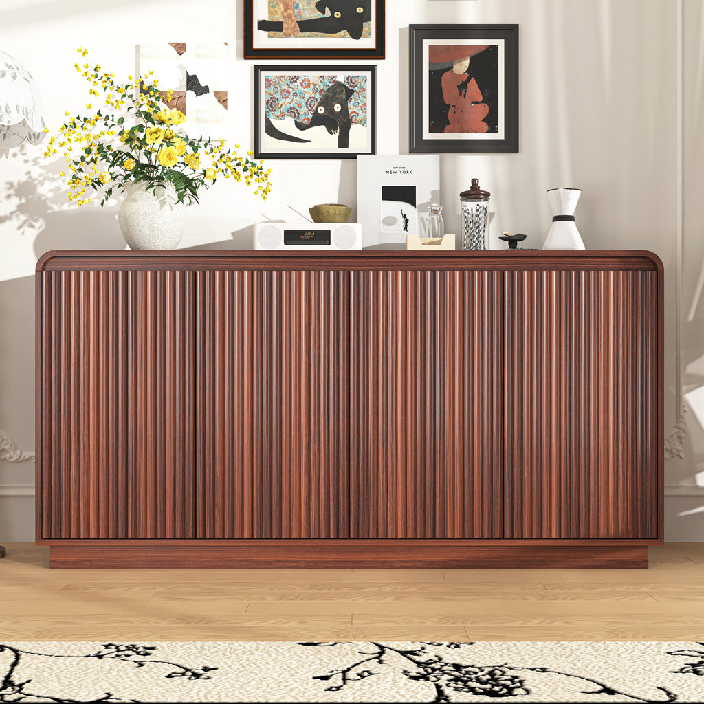 Hanne Fluted Walnut Sideboard