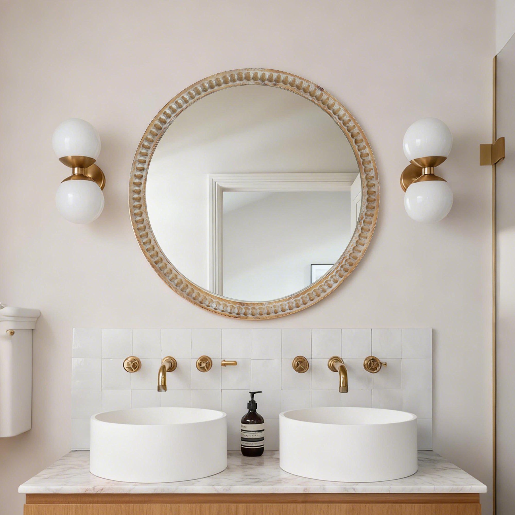 Dyveke Round Wall Mirror