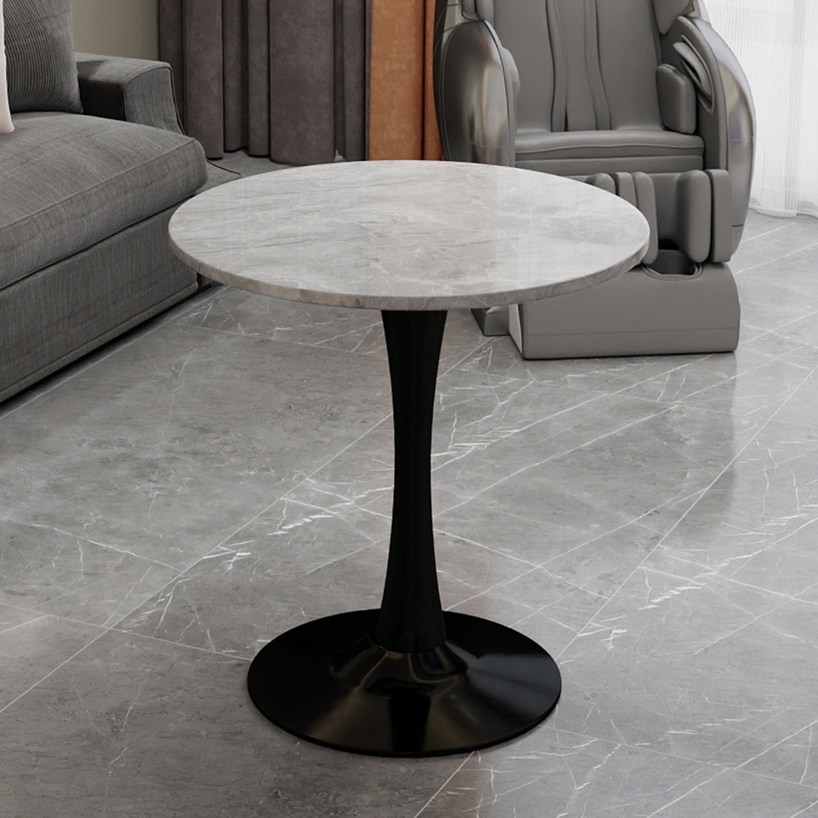 Fylla Round Marble Dining Table