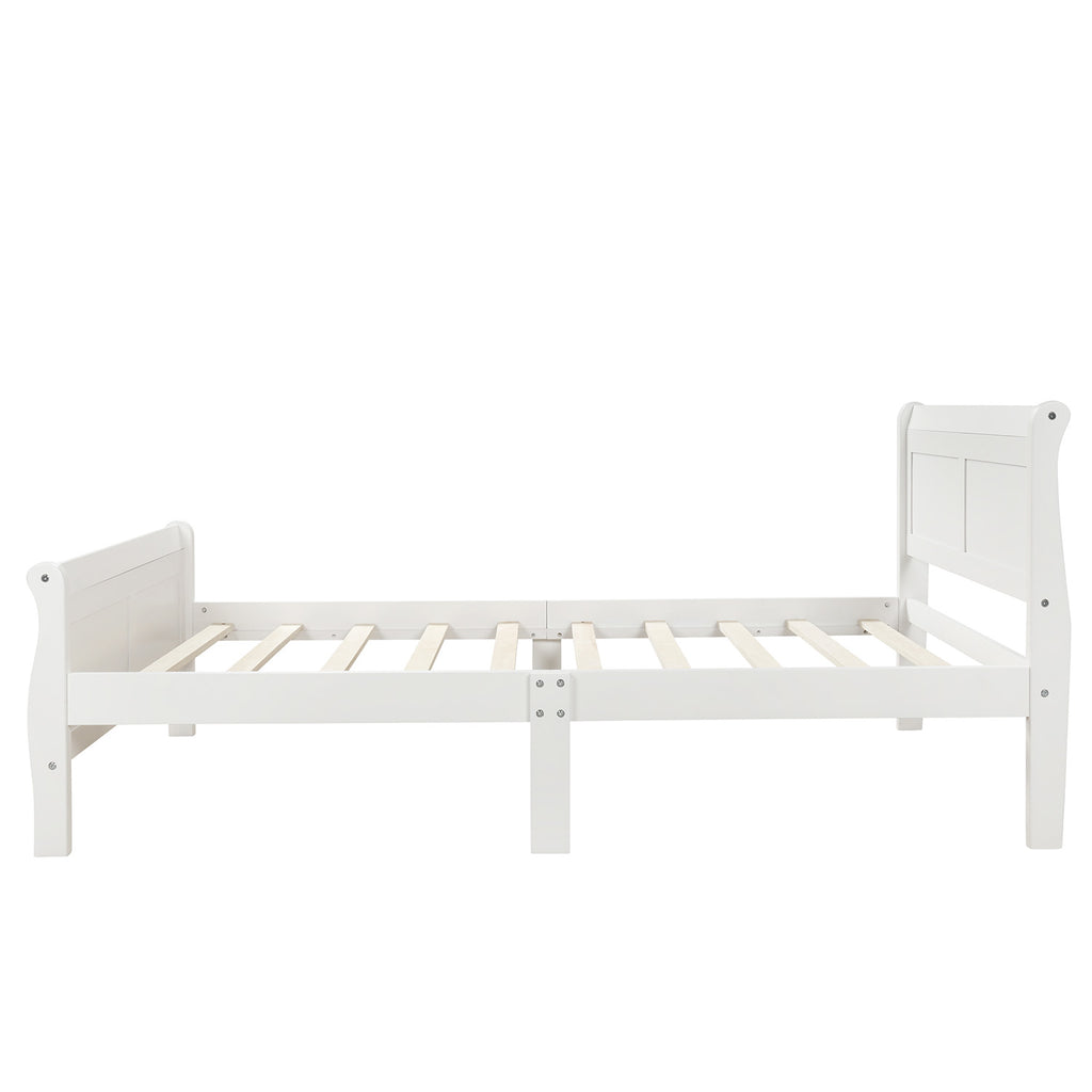 Une Solid Wood Twin Platform Bed Frame