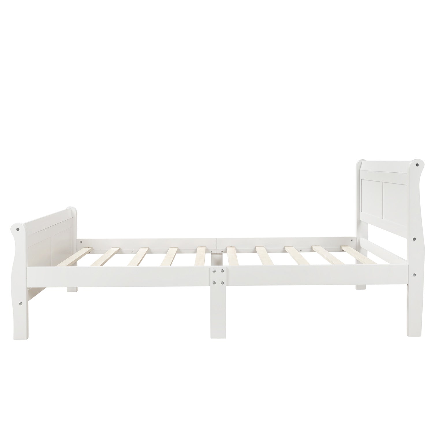 Une Solid Wood Twin Platform Bed Frame