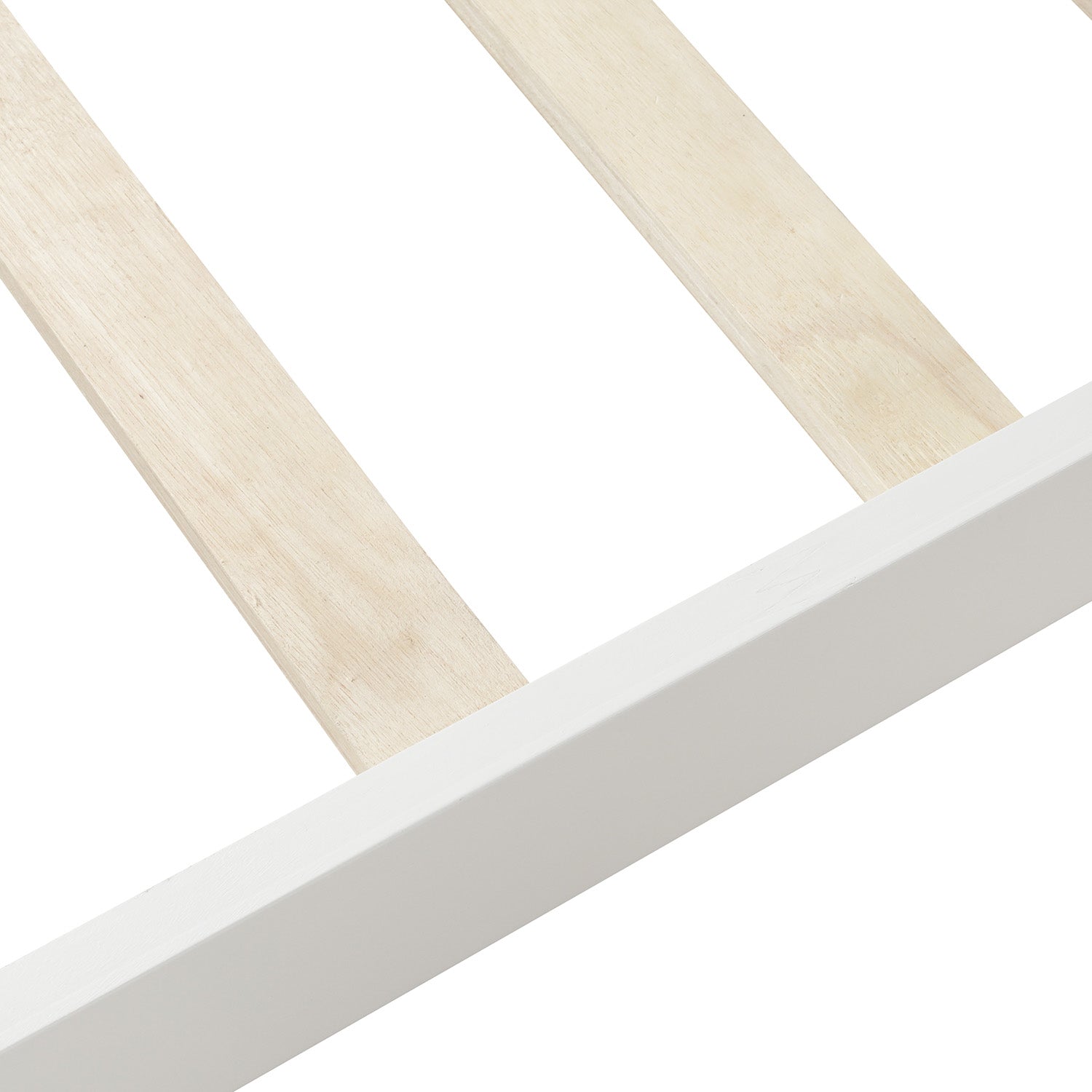 Une Solid Wood Twin Platform Bed Frame