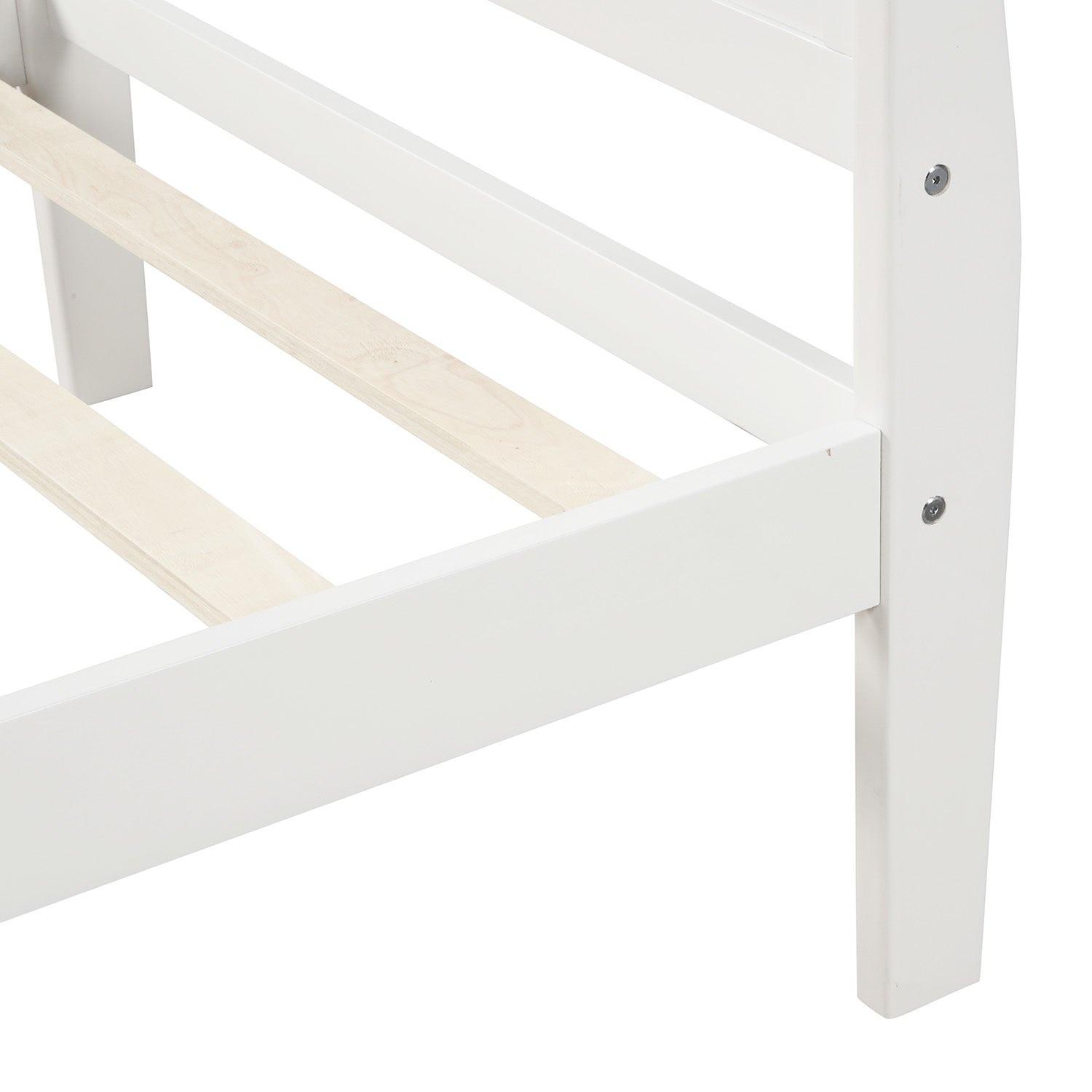 Une Solid Wood Twin Platform Bed Frame