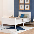 Une Solid Wood Twin Platform Bed Frame