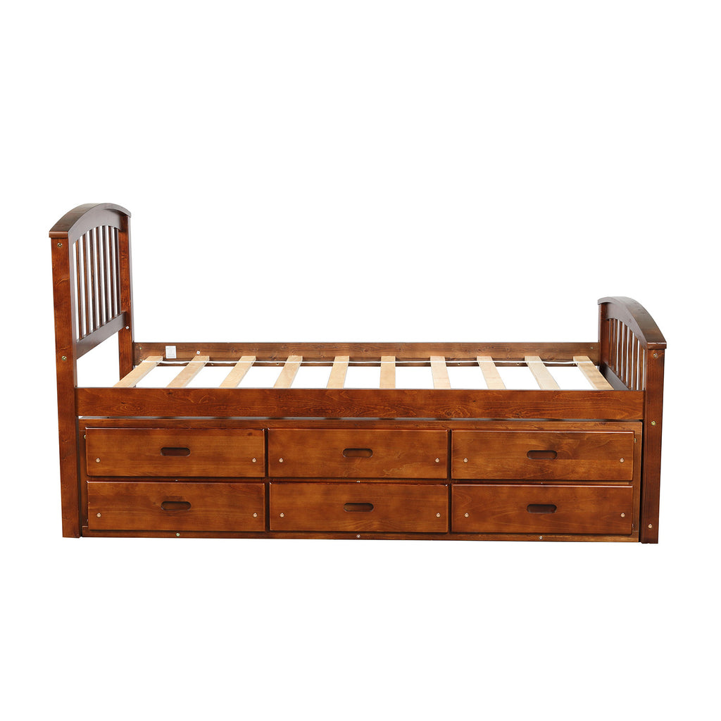 Frode Solid Wood Twin Platform Bed Frame
